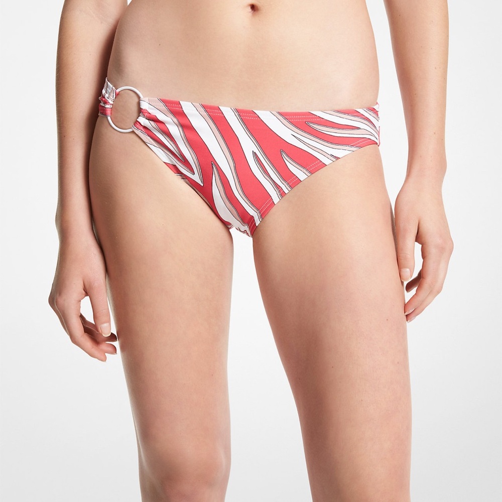 Michael Kors Zebra Print Bikini Bottoms